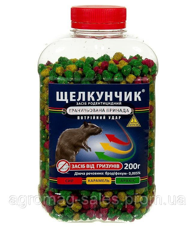 Лускунчик -190г Гранула (у пет-бут.)3цв.-3аромату/50шт