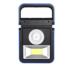 Потужний ліхтар прожектор із сонячною панеллю powerbank YD-888A