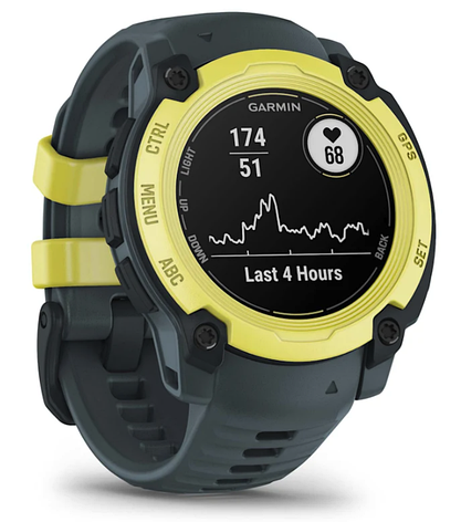 Смарт-годинник Garmin Instinct E – 40 mm Electric Lime with Twilight Band, фото 1