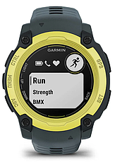 Смарт-годинник Garmin Instinct E – 40 mm Electric Lime with Twilight Band, фото 5