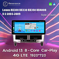 Штатна магнітола Lexus RX300 RX330 RX350 RX400H II 2 2003-2009 For Toyota Harrier XU30 II 2 2003-2013 4/32GB