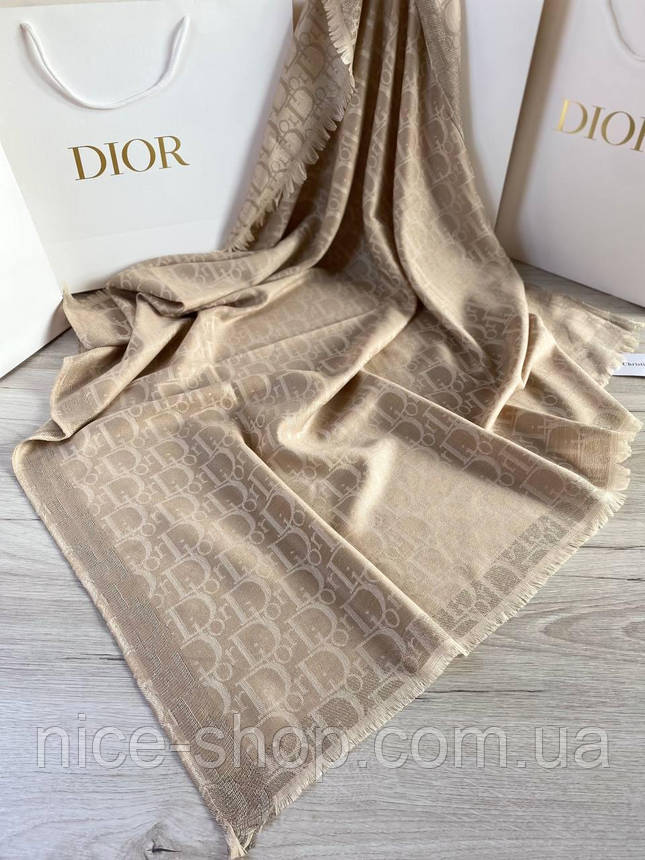 Хустка з принтом Dior тонкий кашемір, фото 1