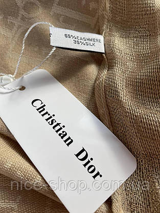 Хустка з принтом Dior тонкий кашемір, фото 4