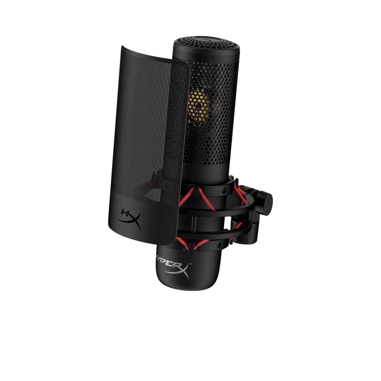 Мікрофон геймінговий HyperX ProCast, Bi, 3-pin XLR, no cable, з поп-фільтром, чорний, фото 1