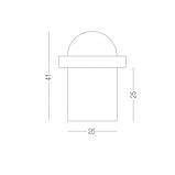 Ручка DND PLURIS з накладкою під циліндр, чорний (к-т), фото 2