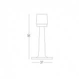 Ручка DND PLURIS з накладкою під WC, матовий хром (к-т), фото 2