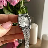 Skmei 2292SI Silver Сріблястий жіночий годинник квадратної форми з металевим браслетом, фото 5