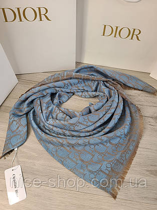 Хустка з принтом Dior тонкий кашемір, фото 3