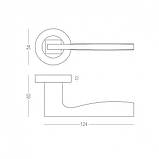 РУЧКА ДЛЯ ДВЕРЕЙ НА РОЗЕТЦІ STYLE A, фото 3