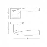 РУЧКА ДЛЯ ДВЕРЕЙ НА РОЗЕТЦІ TEZA, фото 3