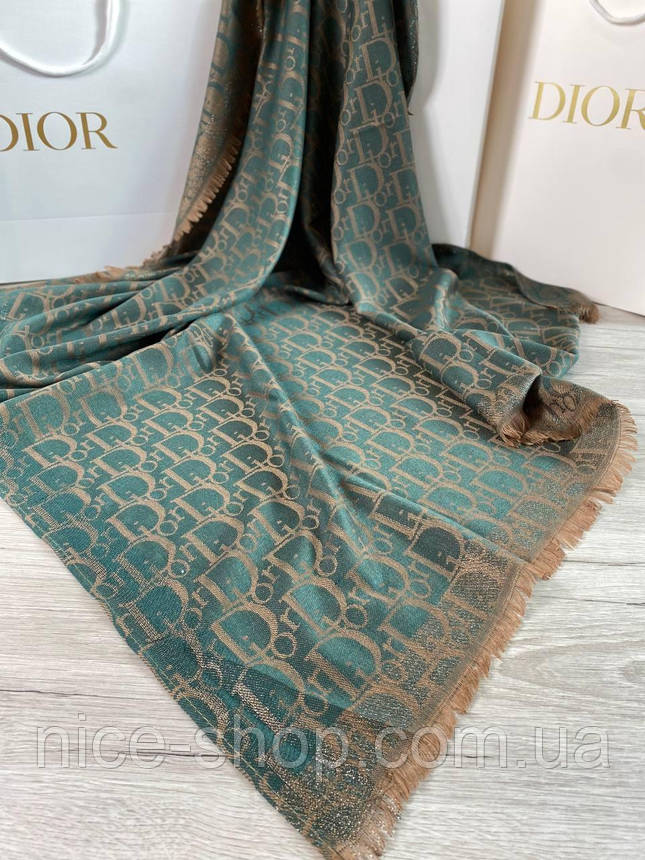 Хустка з принтом Dior тонкий кашемір, фото 1