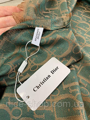 Хустка з принтом Dior тонкий кашемір, фото 5