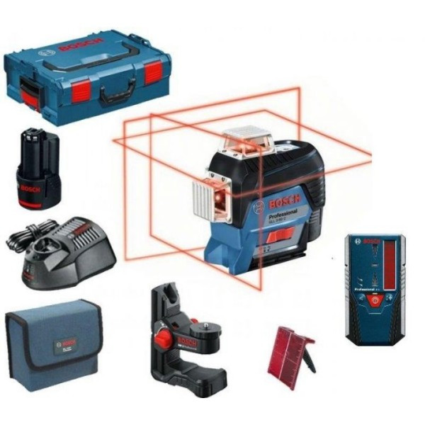 Лазерний нівелір Bosch GLL 3-80 C + BM1 + LR7 (120 м) (0601063R05), фото 1