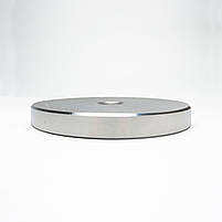 Металевий диск, млинець для штанг та гантелей, 3 кг без покриття на гриф 25 мм, фото 2