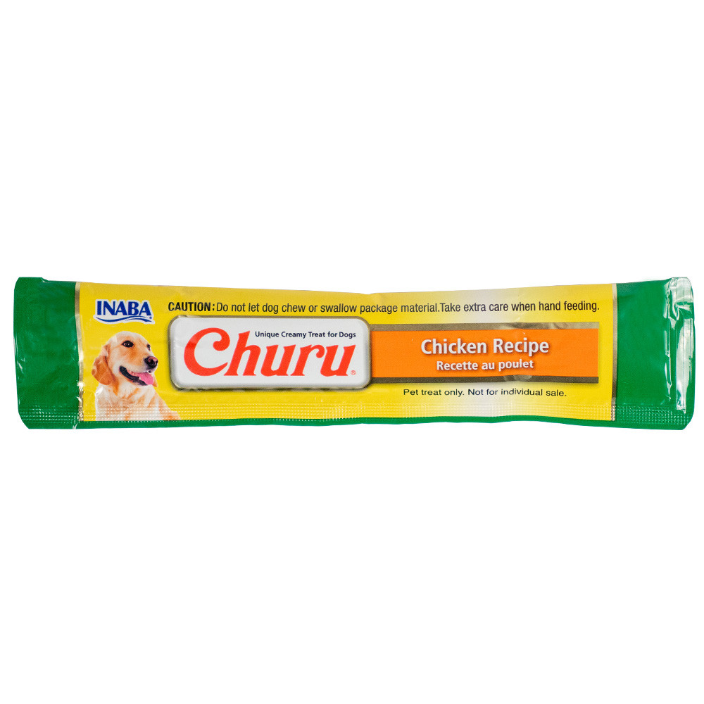 Ласощі для собак вершкова паста в стіках з куркою INABA Churu 1 шт/20 г