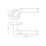 РУЧКА ДЛЯ ДВЕРЕЙ НА РОЗЕТЦІ TUBO, фото 3