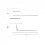 РУЧКА ДЛЯ ДВЕРЕЙ НА РОСЕТЦІ BERLI SLIM, фото 3