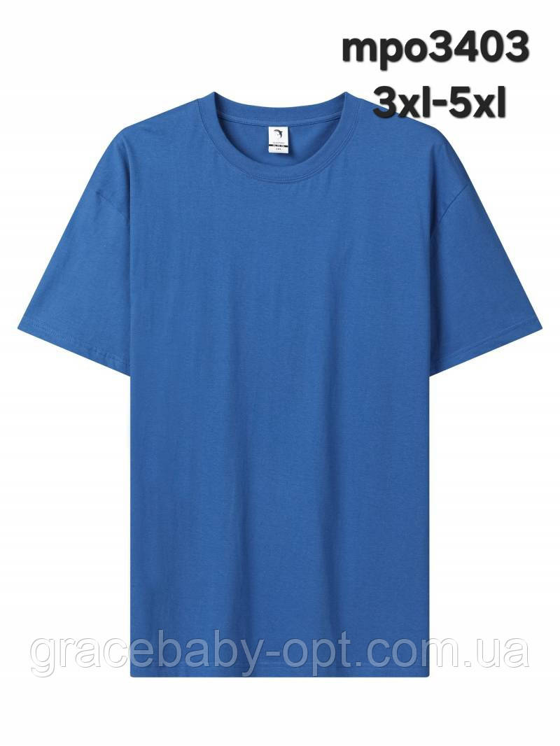 Футболка чоловіча оптом, Glo-story, 3XL-5XL рр, № MPO-B3403, фото 1