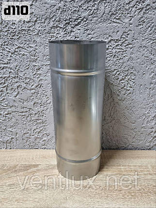 Труба нержавіюча AISI 304 L=300мм d-110, фото 1