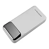 Power Bank - Портативна батарея 20.000 mAh. білий - GP-20WQC швидка зарядка 22.5W GRUNHELM, фото 5