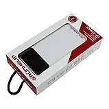 Power Bank - Портативна батарея 20.000 mAh. білий - GP-20WQC швидка зарядка 22.5W GRUNHELM, фото 6