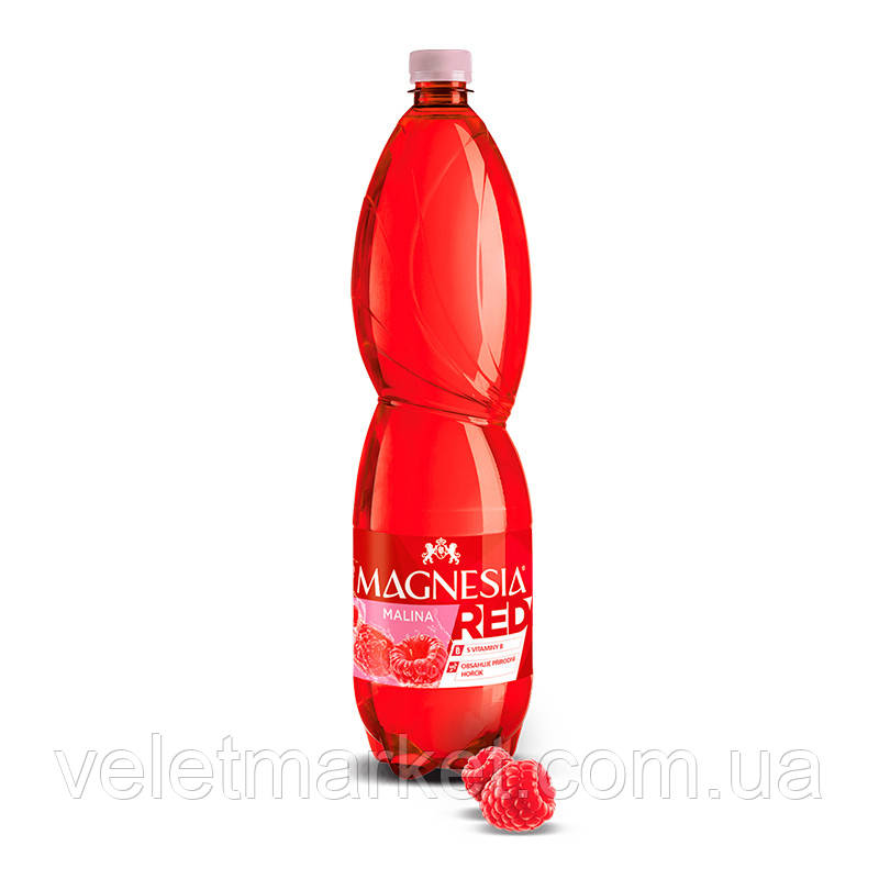 Magnesia Red сильногазована малина 1,5 л, фото 1