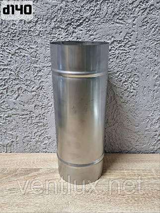 Труба нержавіюча AISI 304 L=500мм d-140, фото 1