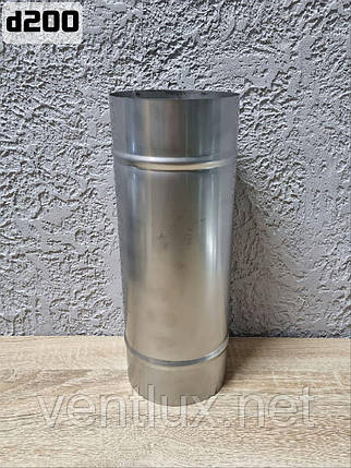 Труба нержавіюча AISI 304 L=500мм d-200, фото 1