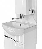 Умивальник з підігрівом для дачі.Мийдодир-Грація-50 в комплекті з керамічною раковиною, кран Delta, фото 2
