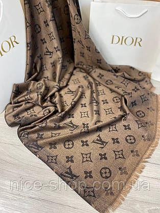 Хустка Louis Vuitton тонкий кашемір, фото 5