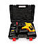 Перфоратор бездротовий для роботи по бетону дереву металу з 2 акумуляторами 21V портативний в кейсі, фото 10