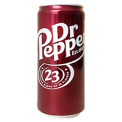 Напій газований Др. Пеппер Dr. Pepper 330ml 24шт/ящ (Код: 00-00013604)