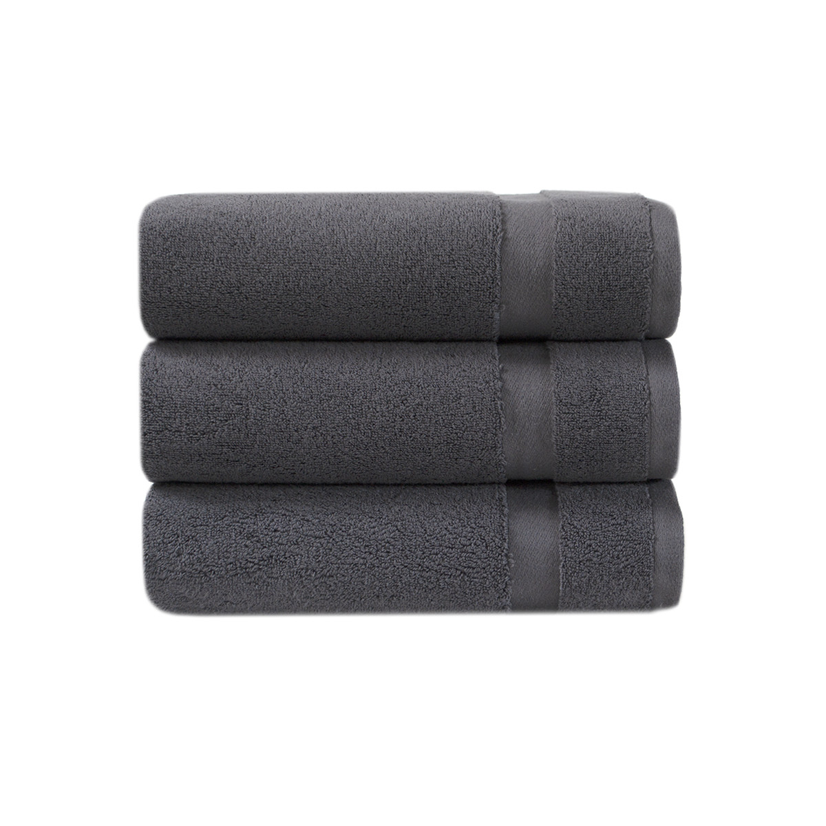 Рушник махровий Penelope - Noa antrasit антрацит 50*90, фото 1