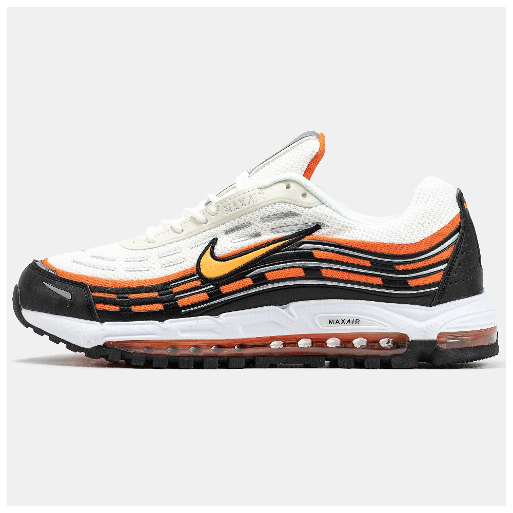 Чоловічі / жіночі кросівки Nike Air Max TL 2.5 White Black Orange, помаранчево-білі кросівки найк аір макс тл 2.5