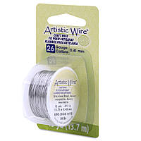 Дріт Artistic Wire, калібр 26/0,41 мм, нержавіюча сталь, 13,7 м