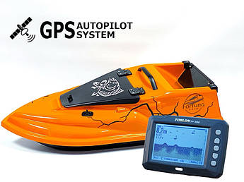 GPS (V3_9+1) Ехолот Toslon TF300 Прикормочний кораблик Фурія Шторм