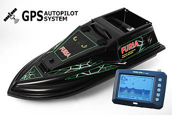 GPS (V3_9+1) Ехолот Toslon TF300 Прикормочний кораблик Фурія Шторм