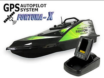 Кораблик для прикормки Фантом Модерн з ехолотом Toslon520 та GPS автопілотом Fortuna X
