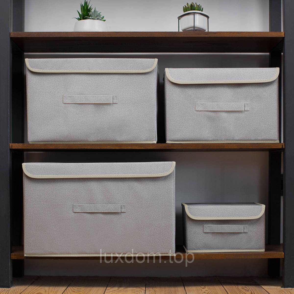 ЯЩИК ДЛЯ ЗБЕРІГАННЯ З КРИШКОЮ XL, фото 1