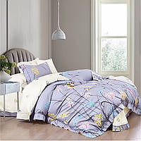 Постіль макосатин євро блакитна|KuNmeng