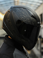 Мотошолом Інтеграл LS2 FF353 Rapid Crypt skull MATT