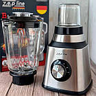 Стаціонарний блендер з кавомолкою 1,5л, від мережі, ZP-068 / Блендер подрібнювач / Блендер з чашею, фото 9