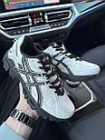 Жіночі кросівки Asics Gel Kahana 8 весна-осінь-літо повсякденні (білі з чорним). Живе фото, фото 6