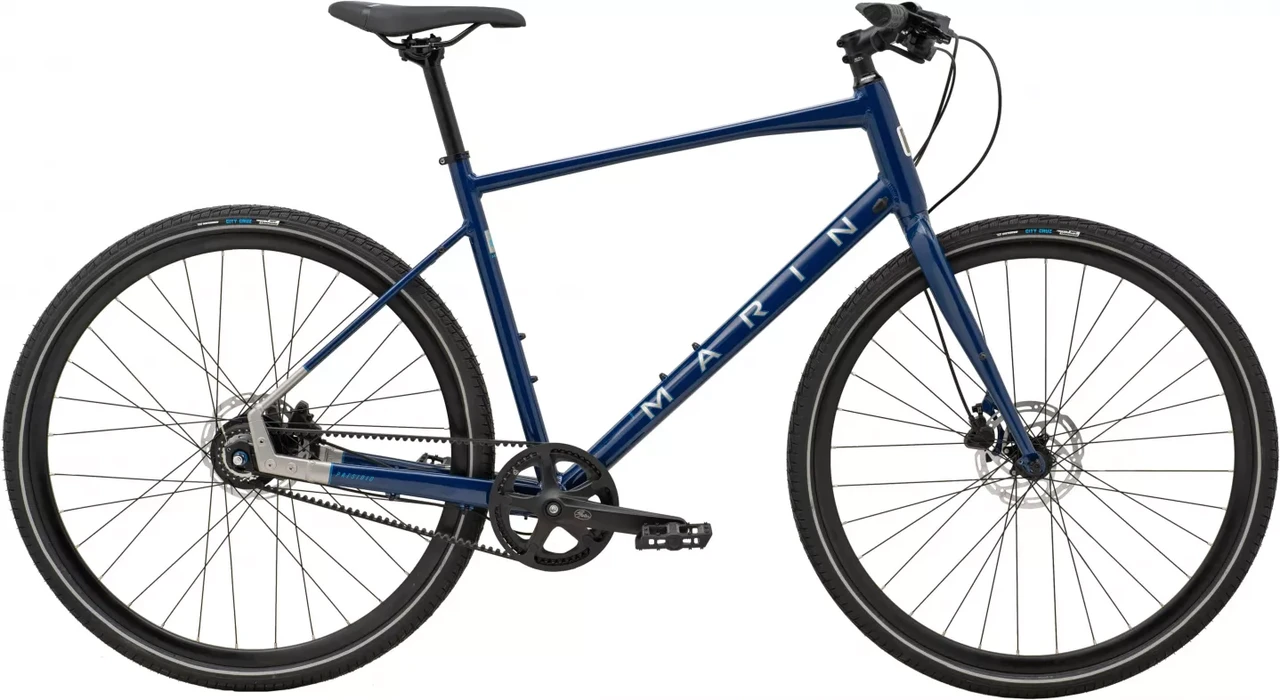Велосипед 28" Marin Presidio 3  Gloss Navy/Dark Silver/Silver Cyan