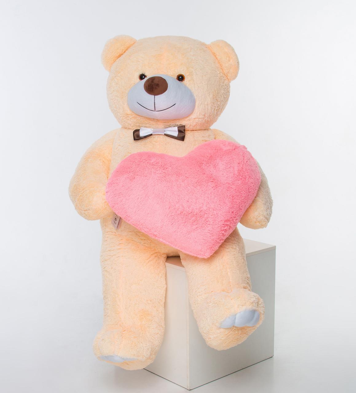 Великі красиві ведмеді 2 м плюшеві ведмежата пухнасті ведмедики тедді м'які іграшки з плюшу на день закоханих 14 лютого 8 березня