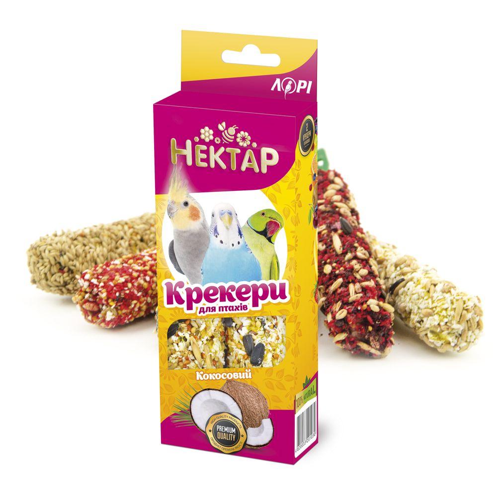 Ласощі-крекери для папуг Кокосовий Лорі "Нектар" СХ 2 шт/уп