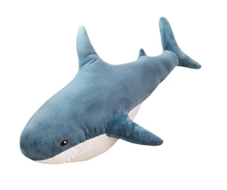 Плюшева іграшка обіймашка Акула 60 см