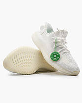 Кросівки Adidas Yeezy Boost 350 v2 White / Адідас Ізі Буст 350 В2 Білі, фото 6