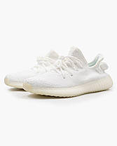 Кросівки Adidas Yeezy Boost 350 v2 White / Адідас Ізі Буст 350 В2 Білі, фото 4