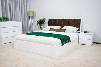 Ліжко дерев'яне букове з підйомним механізмом Евелін